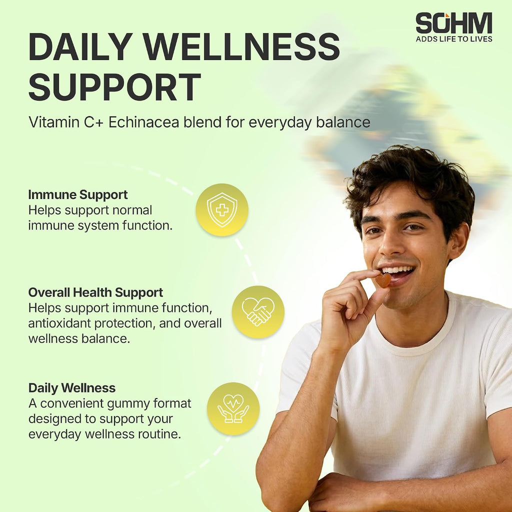 Gominolas de Vitamina C y Equinácea 60 uds - SOHM