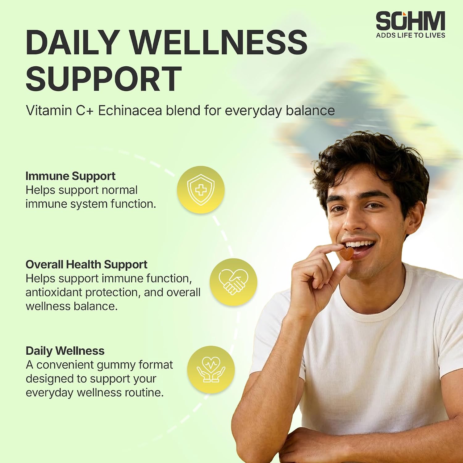 Gominolas de Vitamina C y Equinácea 60 uds - SOHM