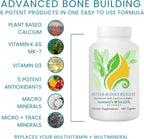 Better Bones Builder - Suplemento de calcio 32 en 1 para mujeres