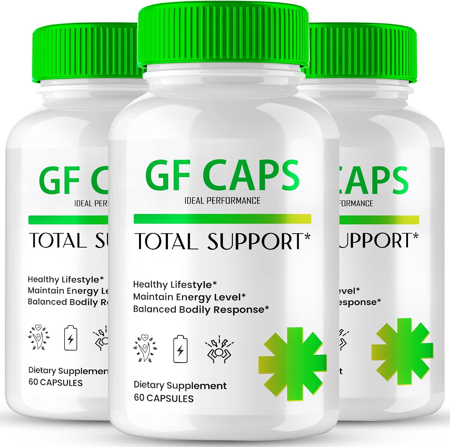 GF Caps Advanced Blood Formula - Cápsulas para Circulación Saludable (3 Pack)