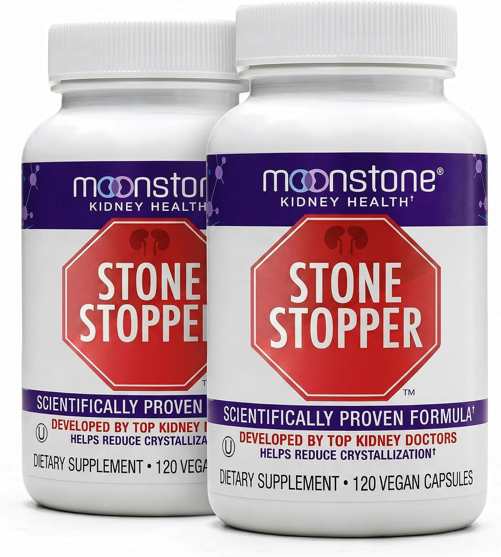 Stone Stopper Cápsulas, 240 Cápsulas – Suplemento con Citrato Alcalino para Apoyo Renal