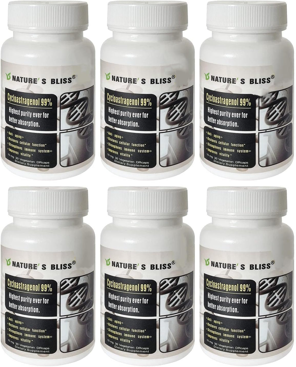Cicloastragenol 10mg – 90 Cápsulas – Nature'sbliss
