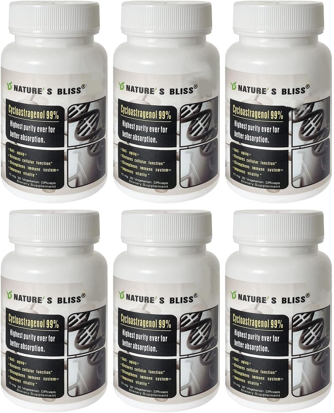 Cicloastragenol 10mg – 90 Cápsulas – Nature'sbliss