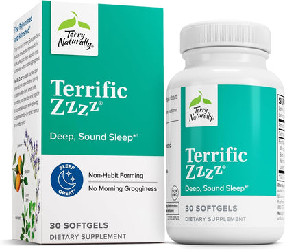 Terry Naturally Terrific Zzzz - 250 mg de – Aceite de mandarina (Citrus reticulata): Conocido por su aroma dulce y – Image 1