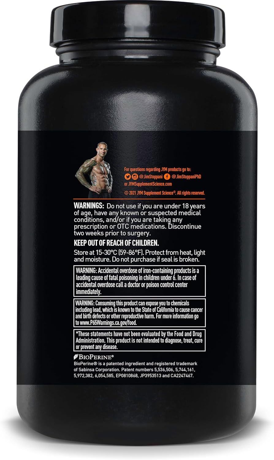 Vita JYM Multivitamínico y Mineral Diario para Hombres y Mujeres - Complejo Vitamínico con Hierro, A, C, B6, B12, E, K2, Boro, Biotina, Potasio y Más - 60 Comprimidos