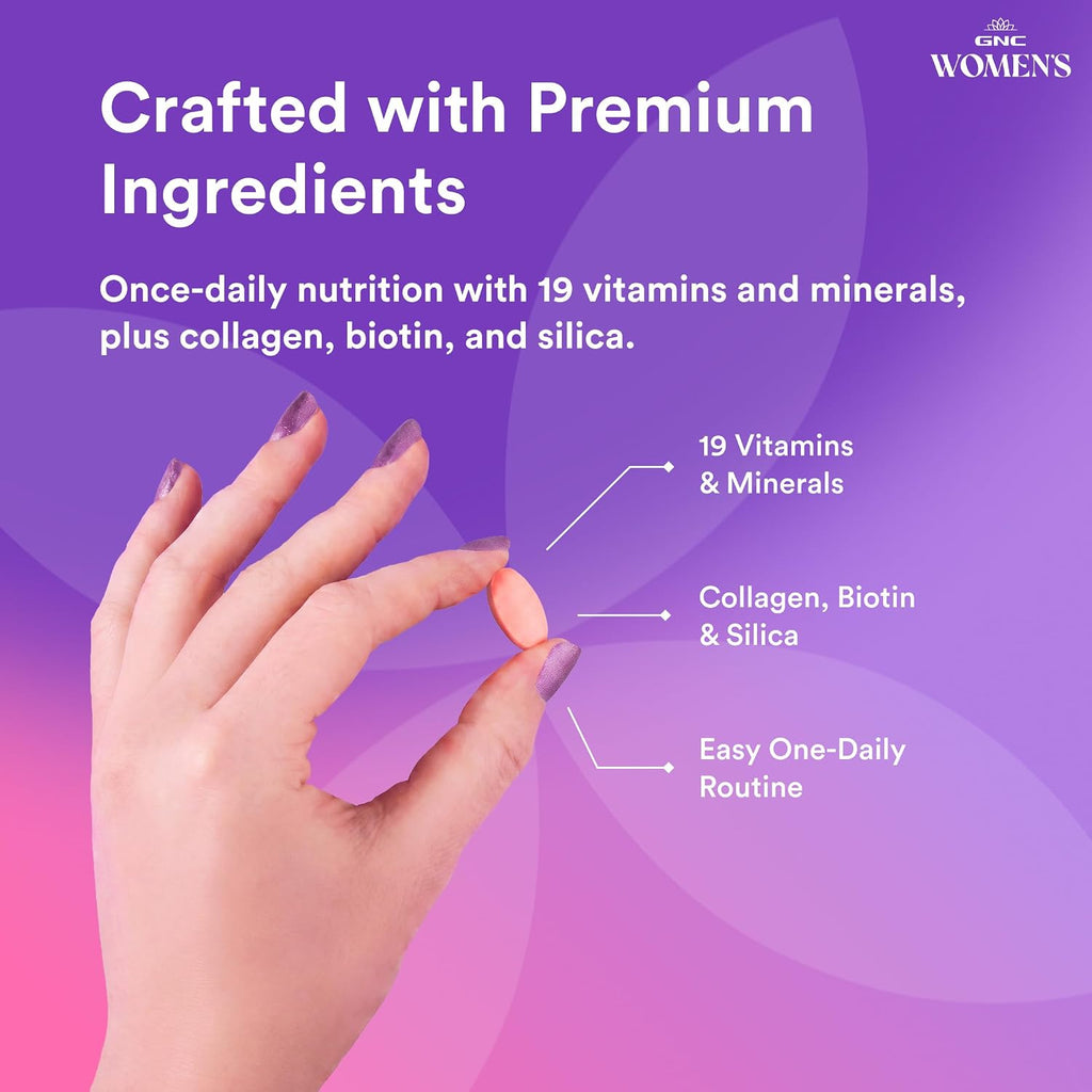 GNC Women's One Daily Multivitamin Essentials - Multivitamínico Diario para Mujeres (60 Comprimidos)