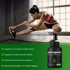 NutraChamps Pycnogenol® Extracto de Corteza de Pino Marítimo Francés, 60 Cápsulas con Pimienta Negra