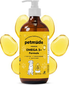 Omega 3 para Perros con Aceite de Abadejo de Alaska - Suplemento de Piel y Pelaje - 473 ml