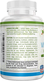 Athena - Vitamina D3 2000UI con K2 (MK7) - 90 Comprimidos Masticables