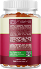 Fertility Gummies para Mujeres – Gominolas de Inositol con Myo-Inositol, Ácido Fólico y Vitex – Sabor Melocotón – 60 Unidades