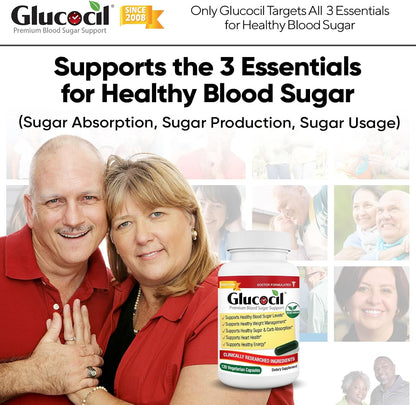 Glucocil – Cápsulas Vegetarianas para el Apoyo del Azúcar en Sangre – Image 2