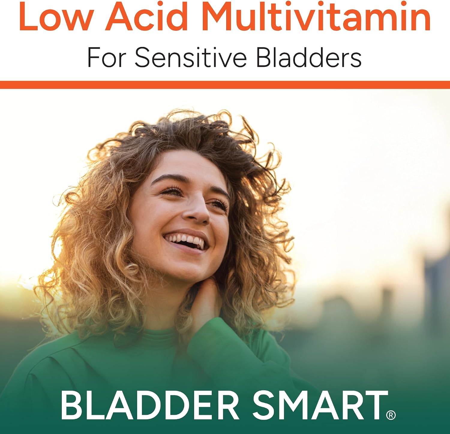 BLADDER SMART Multivitamínico Bajo en Ácido para Vejigas Sensibles - 12 Vitaminas y 9 Minerales - 60 Cápsulas
