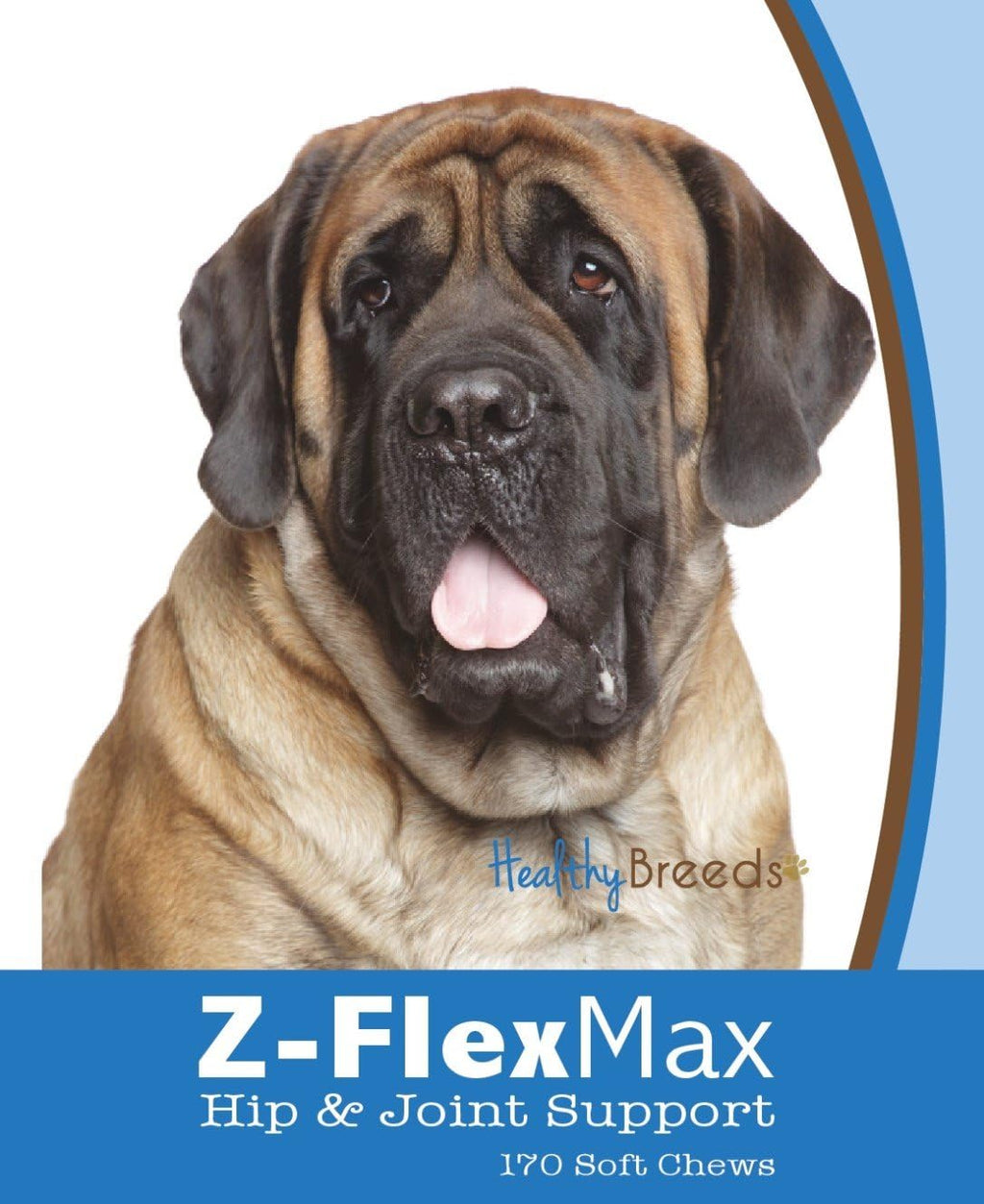 Healthy Breeds 100 Unidades Basset Hound Z-Flex Max Masticables Blandos para Cadera y Articulaciones