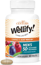 21st Century Wellify Multivitamínico para Mujeres 50+ con Minerales, 65 Comprimidos