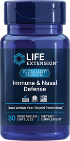 Life Extension FLORASSIST Immune & Nasal Defense - 30 Cápsulas Vegetarianas
