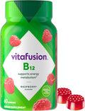 Vitafusion Vitamin B12 Gummies 1000 mcg - 60 Adult Gummies - Raspberry Flavor