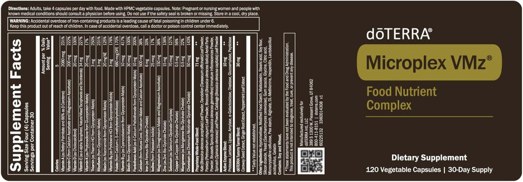 doTERRA MicroPlex VMz - 120 Cápsulas Vegetales