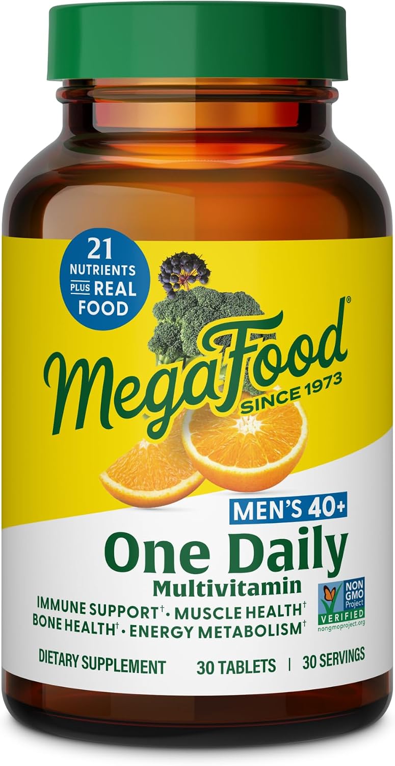 MegaFood Multivitamínico para Hombres 40+ - 60 Comprimidos