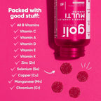 Goli® Gominolas Multivitamínicas para Mujeres - 60 Unidades