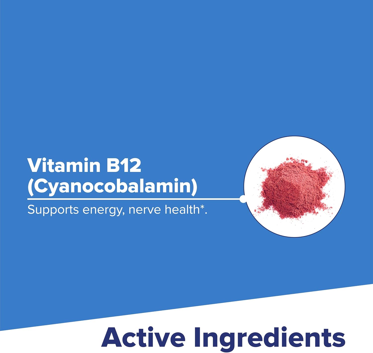 Superior Source No Shot Vitamina B12 Cianocobalamina 5000 mcg, 100 Comprimidos Sublinguales