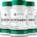 Restore Glycogen Control Cápsulas - Fórmula Natural de Máxima Potencia (3 Envases)