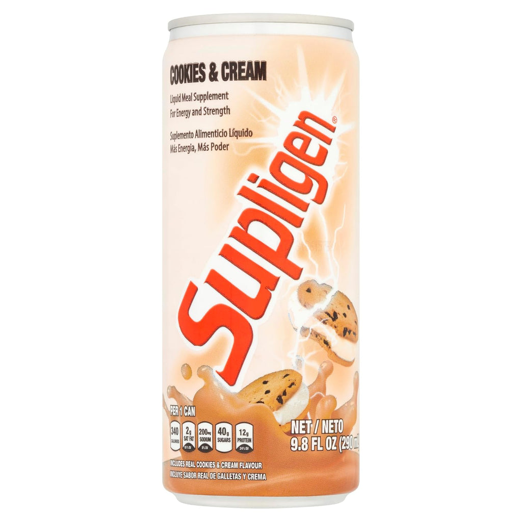 Supligen Chocolate - Batido Nutricional Líquido, 9.87 oz (Pack de 12)