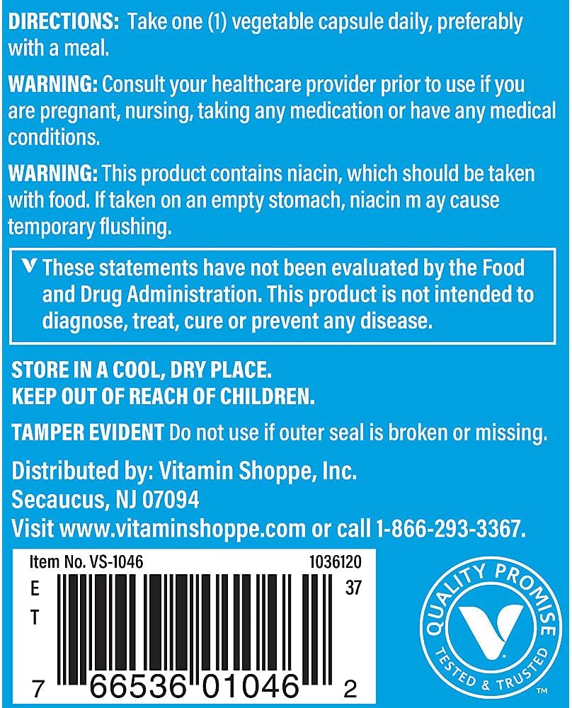 The Vitamin Shoppe Complejo B - Apoyo al Metabolismo Energético y Sistema Nervioso, Vitaminas B Completas