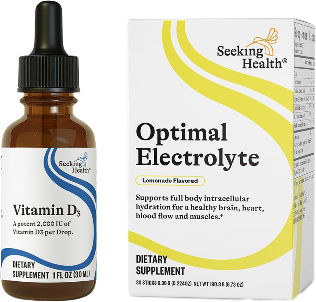 Seeking Health Vitamin D3 Drops - 2000 IU por gota, 900 dosis