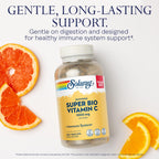 Solaray Super Bio Buffered Vitamin C 1000mg - Liberación Prolongada con Bioflavonoides - 360 Cápsulas
