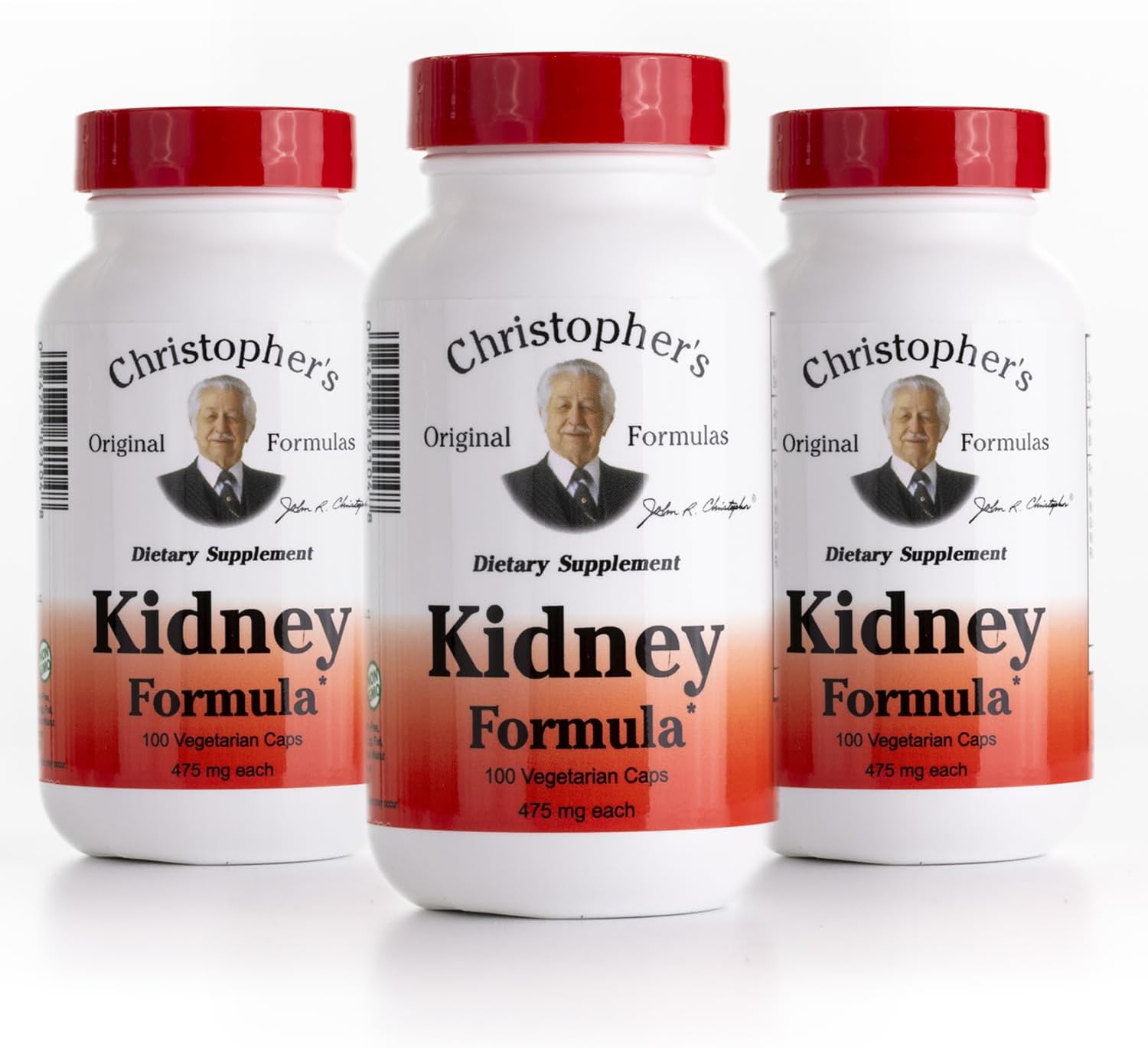 Christopher's Original Formulas Fórmula Renal - Limpieza, Detox y Reparación - Mezcla de Hierbas - Pack de 3