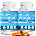 BIO VITALICA Gomitas de Sea Moss y Ashwagandha - Orgánicas con Bardana y Bladderwrack - 2 Paquetes (120 gominolas)