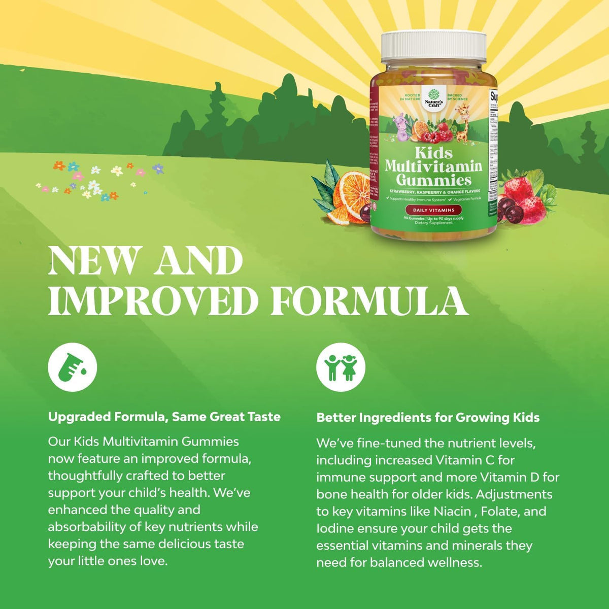 Gominolas Multivitamínicas para Niños - – Desarrollo saludable: La vitamina A contribuye al mantenimiento de la – Image 2