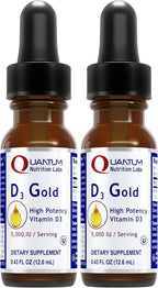 QNL D3 Oro - Gotas Líquidas de Vitamina D3 - 0.43 fl oz