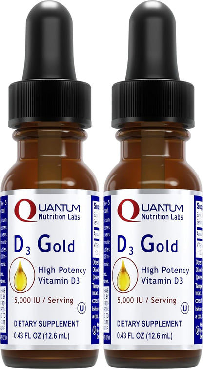 QNL D3 Gold - Gotas Líquidas de Vitamina D3 - 0.43 fl oz – Image 4