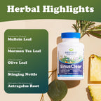 RidgeCrest Herbals SinusClear - Complete Sinus and Respiratory Health Formula