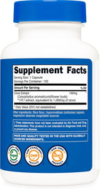 Nutricost Extracto de Clavo - 120 Cápsulas