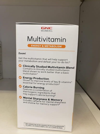 GNC Women's Multivitamin Energy & Metabolism – Apoyo metabólico: La mezcla de nutrientes puede ayudar a mantener – Image 2