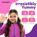 Squiggles Sniffle Berries Gomitas de Saúco, Propóleo y Equinácea para Niños - 100 uds