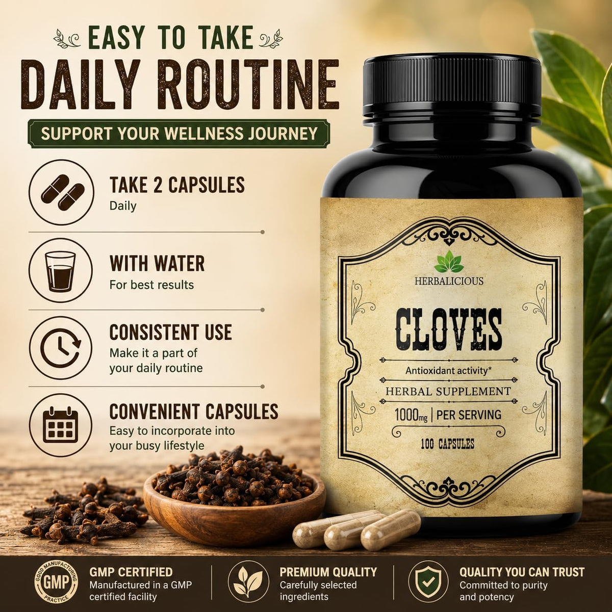 Cápsulas de Clavo - Suplemento Natural - – Función digestiva: La fibra dietética del clavo puede ayudar a apoyar – Image 4
