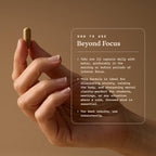 Beyond Focus Organic Mushroom Supplement - 30 Cápsulas