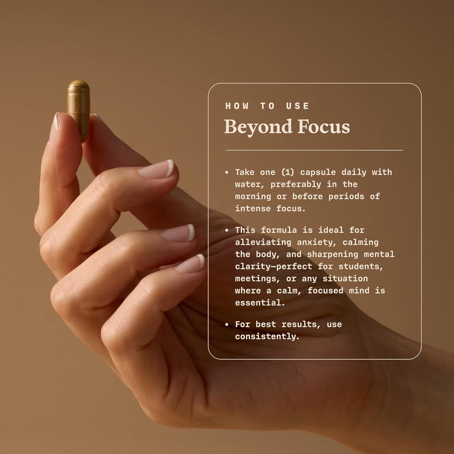 Beyond Focus Organic Mushroom Supplement - 30 Cápsulas