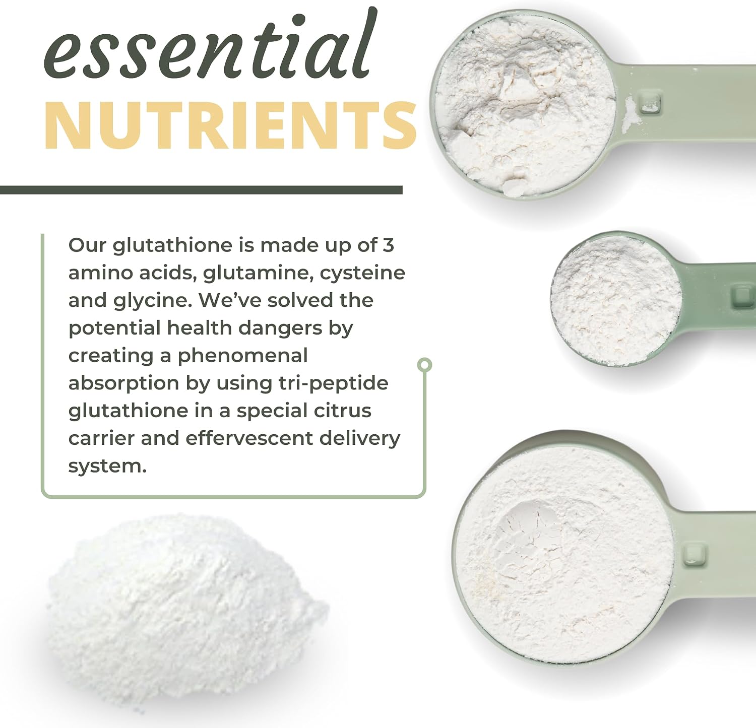 Essential Glutathione con Vitamina C y Electrolitos - 20 Wafers Efervescentes