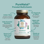 PURE SYNERGY PureNatal Vitaminas Prenatales - 120 Comprimidos Veganos