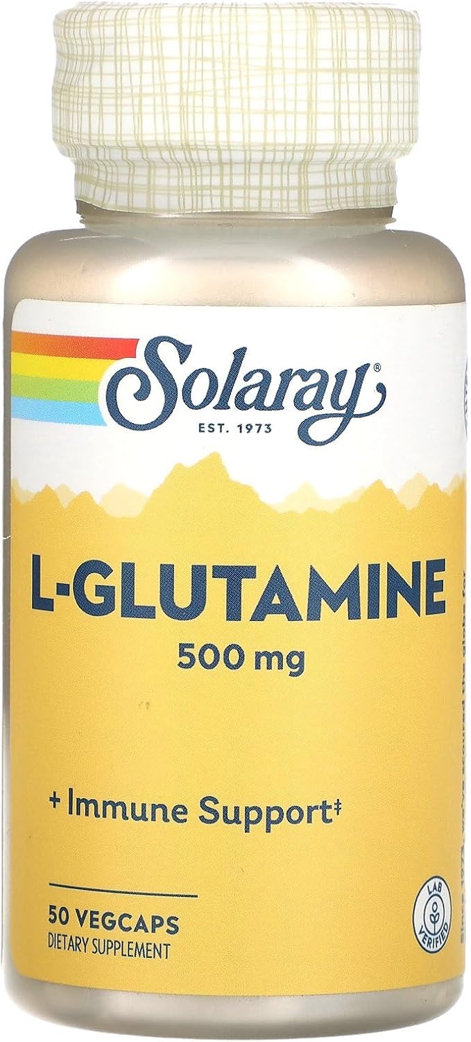 Solaray Beta Glucan with Vitamin C, 60 Vegetable Capsules