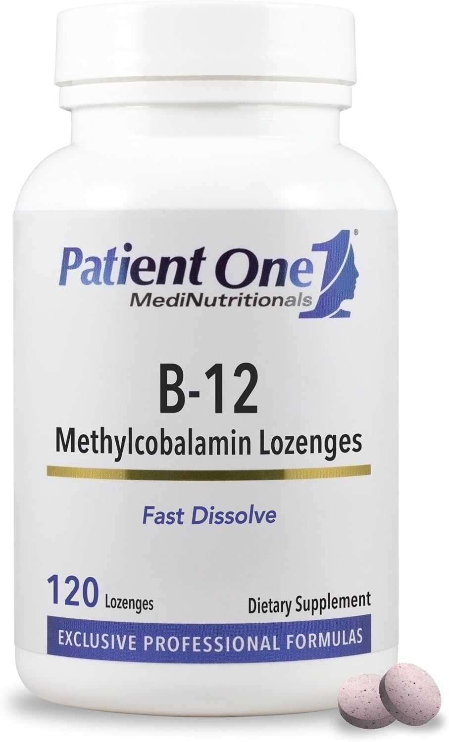 Patient One Vitamina B12 2000mcg Pastillas de Metilcobalamina - 120 Unidades