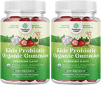 Nature's Craft Probióticos Orgánicos para Niños - Gominolas Digestivas con 2.5B UFC - 60 Gominolas