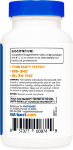 Nutricost Mucuna Pruriens 400mg, 120 Cápsulas - 800mg por Dosis, Cápsulas Vegetales