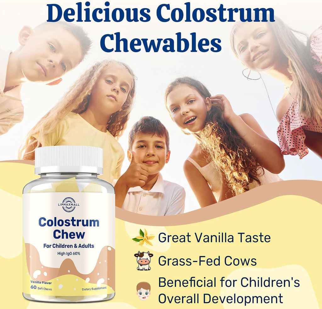 Calostro Bovino 60% IgG - 60 Comprimidos Masticables