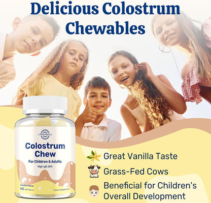 Bovine Colostrum Chews 60% IgG - 60 – Adultos: 2 comprimidos al día. – Image 6