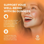 Potent Vitamin B6 Gummies for Adults - Suplemento de Vitamina B6 en Gominolas Veganas para Hombres y Mujeres - 30 Unidades